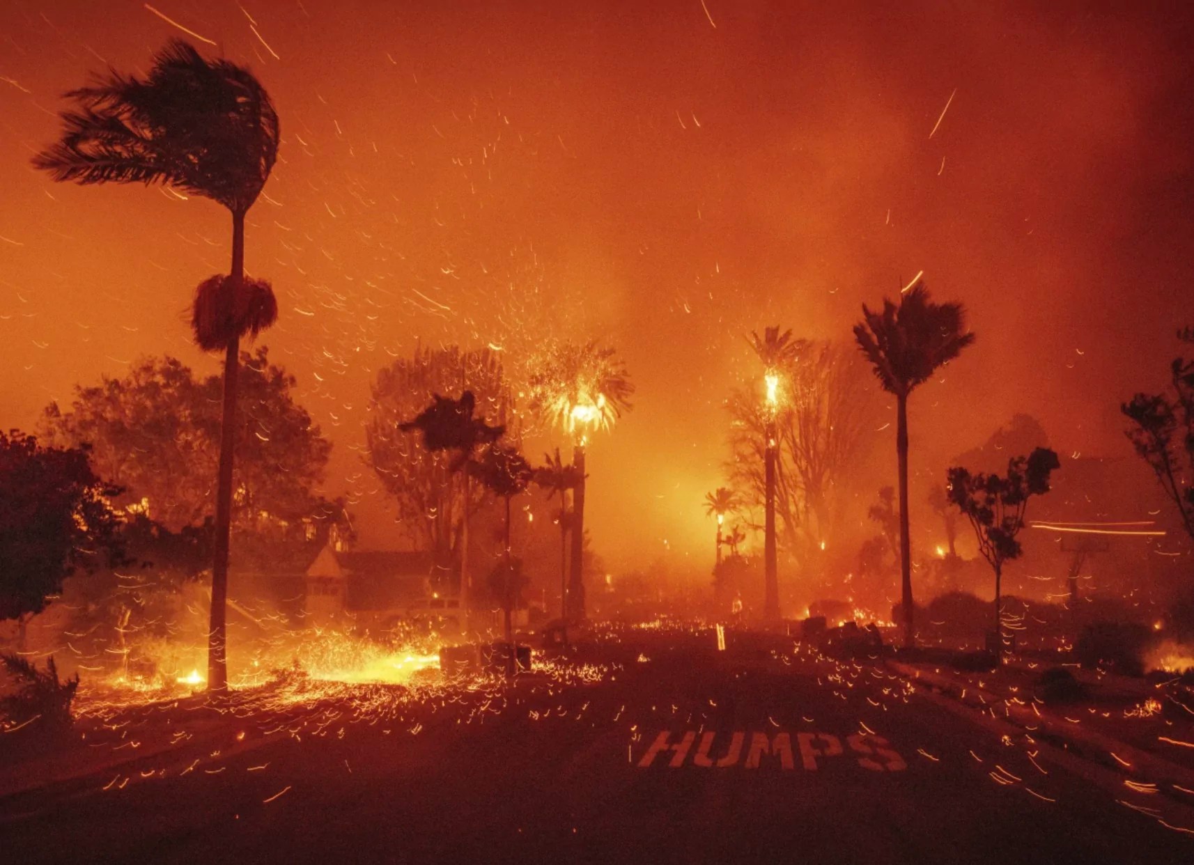 Wildfires and destructive winds devastate Southern California 